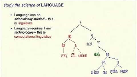 Computer Science and Language - Open Day 2011