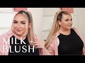 How-To Clip In your Milk + Blush Ponytail Extension