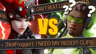 I faced a Reddit Lucio that wouldn't stop diving my Widowmaker...