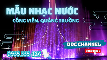 Mẫu nhạc nước nghệ thuật đẹp cho quảng trường công viên