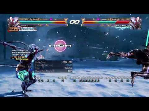 Yoshimitsu No Sword Stance Sweep FC df+3 Simple Execution Big Damage Combo Version 5 Tekken 7