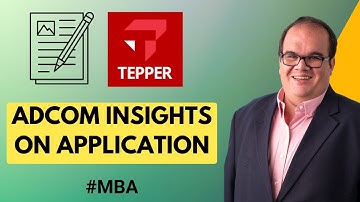 CMU Tepper MBA Application Adcom Insights - What Tepper AdComs Really Look For