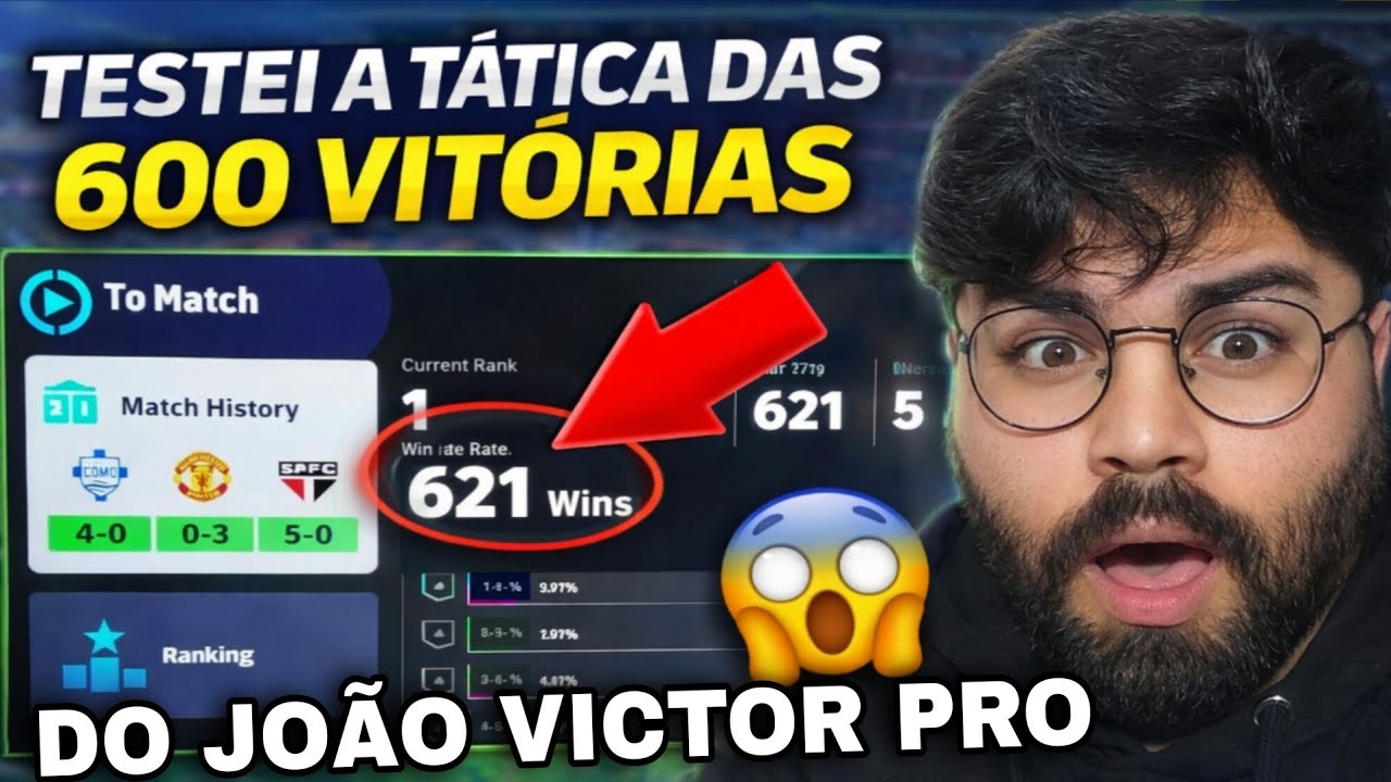 USEI A TÁTICA DOS PROPLAYERS E OLHA NO QUE DEU 🤯 MELHOR FORMAÇÃO TATICA DO JOÃO VICTOR PRO 🥵