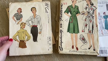 How to get started with vintage sewing patterns!!