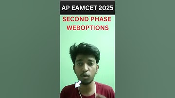 AP EAMCET PHASE 2 WEB OPTIONS!!! #apeamcetsecondphase#apeamcetsecondweboptions2025