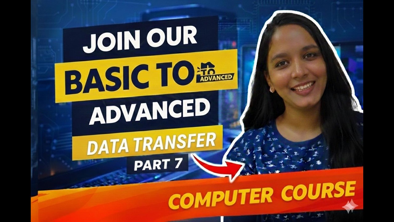 Basic Computer Class Part -7 Data Transfer - YouTube