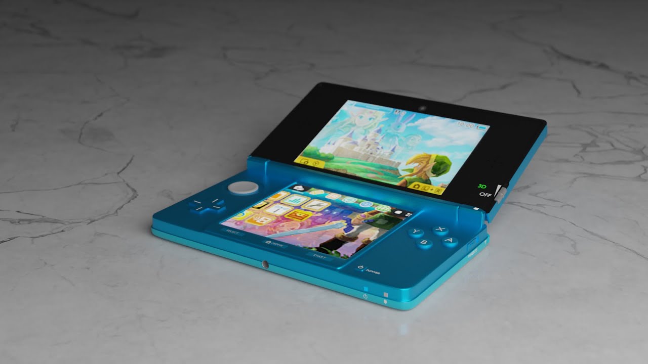 Nintendo 3DS animation in Blender (timelapse) YouTube