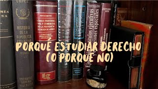 Estudiar derecho en Argentina // la carrera y salida laboral