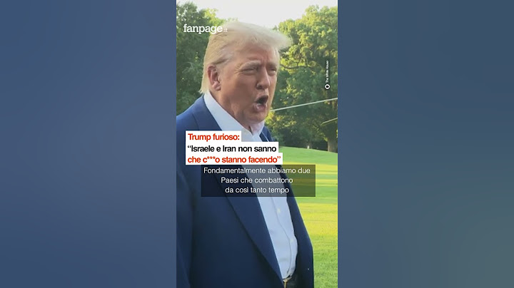 Trump contro Iran e Israele: “Hanno già violato la tregua, non sanno che c..o stanno facendo”