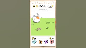 Brain test level 104 feed them all. walkthrough