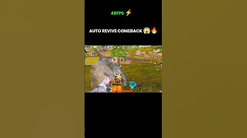 Auto Revive Comeback 😱 | 1v3 Clutch After Knock | 40FPS BGMI Short#bgmi #pubg #gaming #mobilegaming