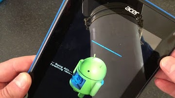 Acer Iconia B1 Hard Reset/Remove Password