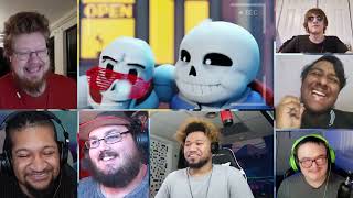 Sans and Papyrus Song (Remastered) - Undertale Rap by JT Music "To The Bone" [REACTION MASH-UP]#2130