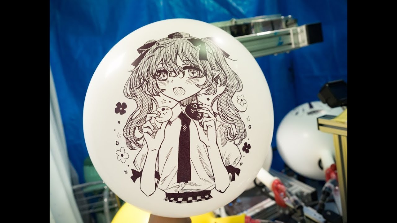 24" balloon printing DIY