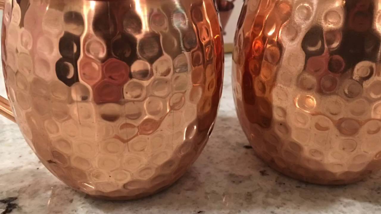 Bohemian Kissed Hammered Moscow Mule barware gift set