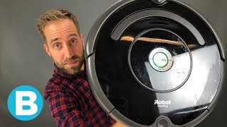goedkope robotstofzuiger luistert naar commando's - YouTube