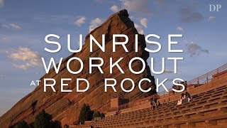 Sunrise Workout at Red Rocks Amphitheater