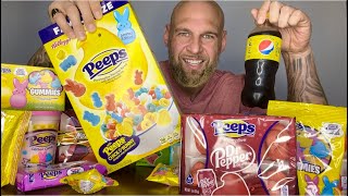 Why are Americans obsessed with PEEPS?!🐣🇺🇸 taste, review and MUKBANG!! screenshot 4
