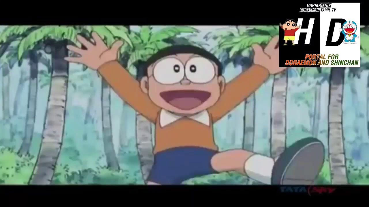 Hdvidz in Doraemon tamil   Robinson Crusoe set tamil dubbedDoraemon 2005 2017 series Ep 2