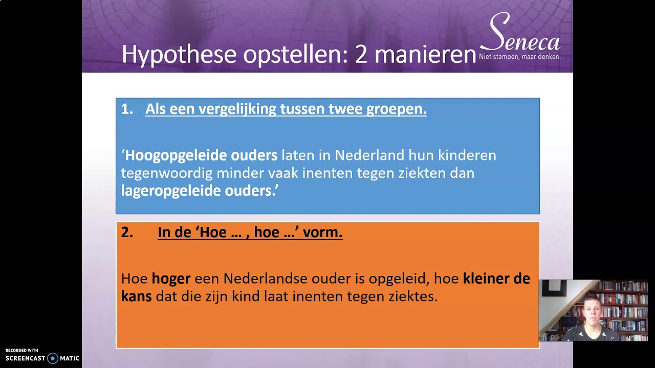 Hypotheses en conceptuele modellen YouTube Hypotheses en conceptuele modellen YouTube
