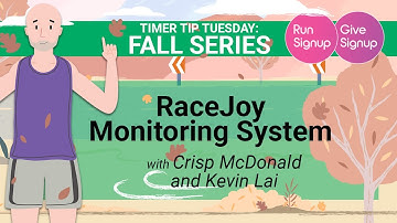 Timer Tip Tuesday: Fall Series - RaceJoy Monitoring System