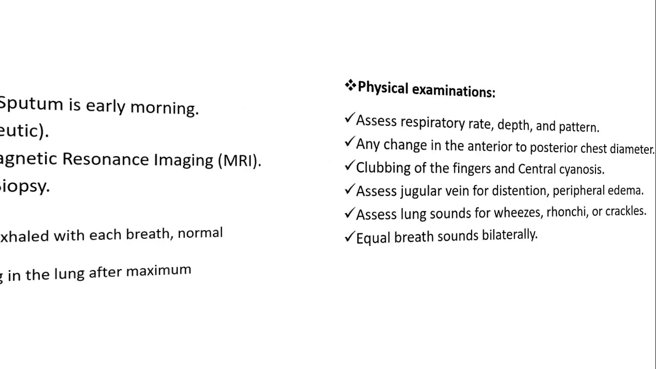 Respiratory Disorders part 1