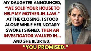 My Daughter Texted, “We Sold Your House to Help My Mother-in-Law”—Then My Mother’s Lawyer Called Me