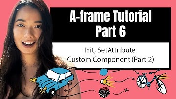 Aframe Webvr - VR Development Part 6 - Init, setAttribute (Custom Component Part 3)