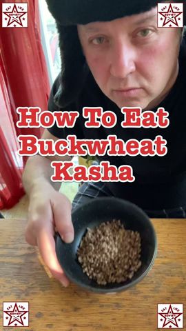 How To Eat Buckwheat Kasha #crazyrussiandad #buckwheat #kasha #russia #russian #russianfood #ussr