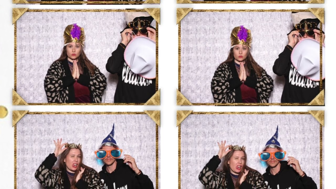 Photo Booth Fun at a company holiday party!