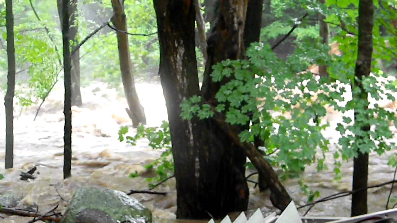 Poestenkill Creek flooded from Hurricane Irene 1 YouTube