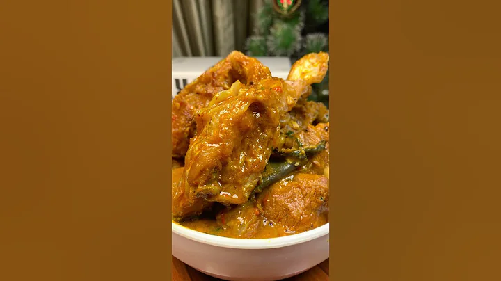 Best Nigerian Ogbono Soup Recipe | Healthy & Tasty Draw Soup #fortnite #shorts #foodshorts #cavistes