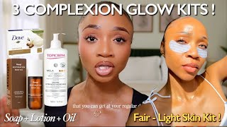 My top Complexion combo Kits for glowy, bright , even skin tones | fair, caramel and dark skin