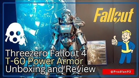 Threezero Fallout T 60 Power armor Unboxing and Review