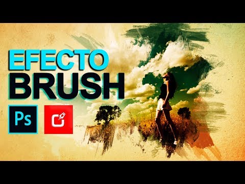 ? Efecto Brush | Efecto pincel en PHOTOSHOP | Tutorial ⭐⭐⭐⭐⭐