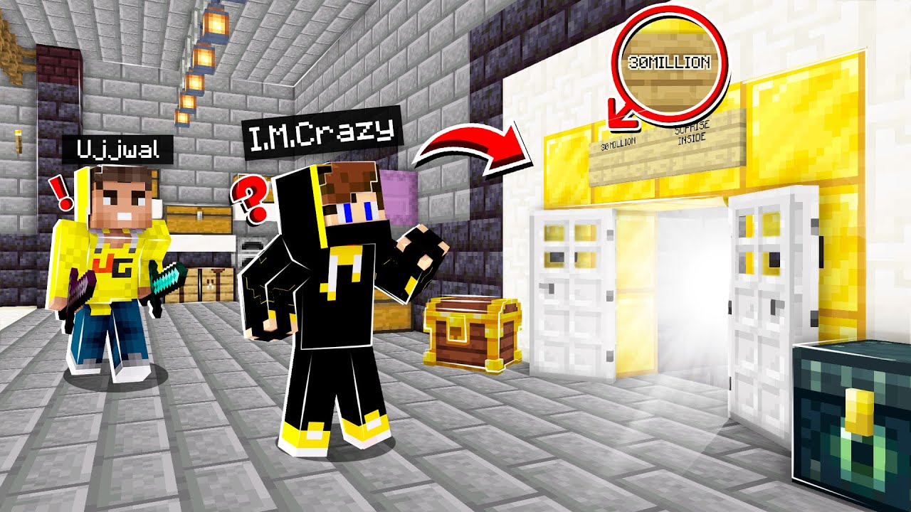 Techno Gamer 20 Million Minecraft Suprise Reveal | Chori In Ujjwal ...