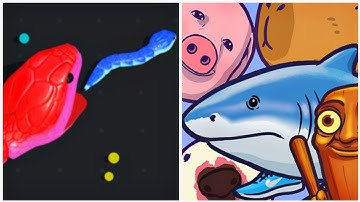 Snake Clash vs Merge Fellas - All Level Gameplay Android, iOS (Freepya, ASMR All Max)