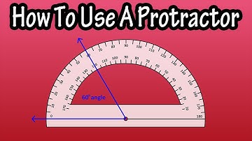 How To Use A Protractor To Measure And Draw Angles Explained From The Right And Left Side