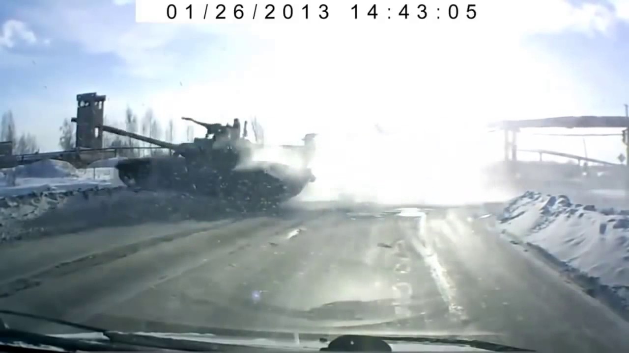 RUSSIAN DASH CAM TANK - YouTube