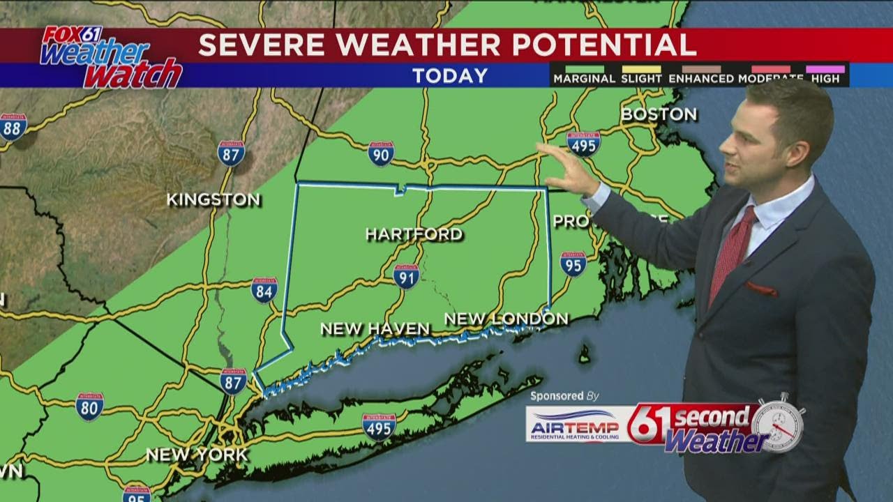 61 Second Weather: Heat, humidity, chance for strong storms - YouTube