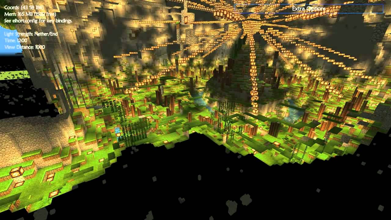 Minecraft - Extreme Distance Map Viewer - YouTube