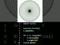 Can Python Draw a Flower? 😍 | Turtle Graphics Tutorial #shorts #shortsvideo #python #pythonturtle