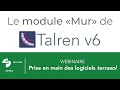 Prsentation du module mur du logiciel talren v6 26102023