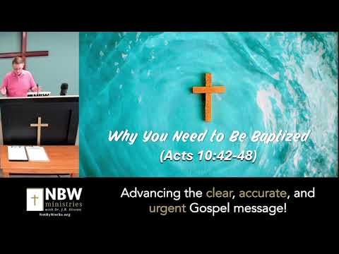 1613. Why You Need to Be Baptized