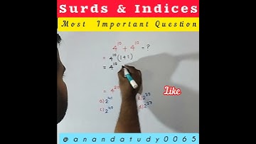 💥Simplification Tricks🤔 /Indices And SurdsTricks #Maths Tricks #shorts #shortsfeed