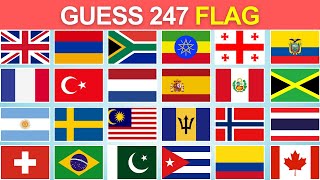 Guess ALL The 247 Flags In The World |THE ULTIMATE FLAG QUIZ | Quiz Travel