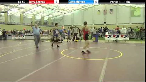 Mens Freestyle 65 KG Jerry Ronnau vs. Gabe Moreno