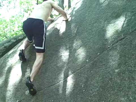 Beta Video for climb Lost Digits v3, Boat Rock