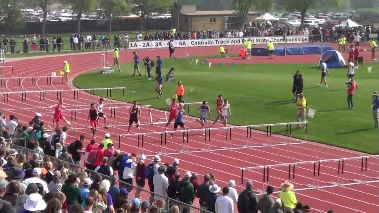 Cedaredge High School's Junior, Logan Tullis, wins State title in 110m