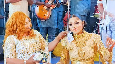 Laide Bakare, Moyo Lawal Came Out Dance And Spray Lot Of Money On Bobrisky At His Birthday